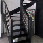 Escalier standard en bois métal d’intérieur Le Perros - Photo n°1 bis - Réf : STPEU2015SCMFROD